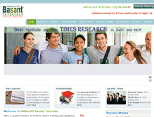 Tablet Screenshot of maharishibasanttutorials.com